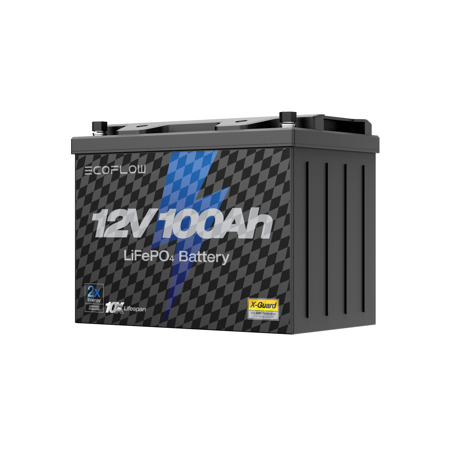 Load image into Gallery viewer, EcoFlow EcoFlow Lithium 12V 100Ah Deep Cycle LiFePO4 Battery