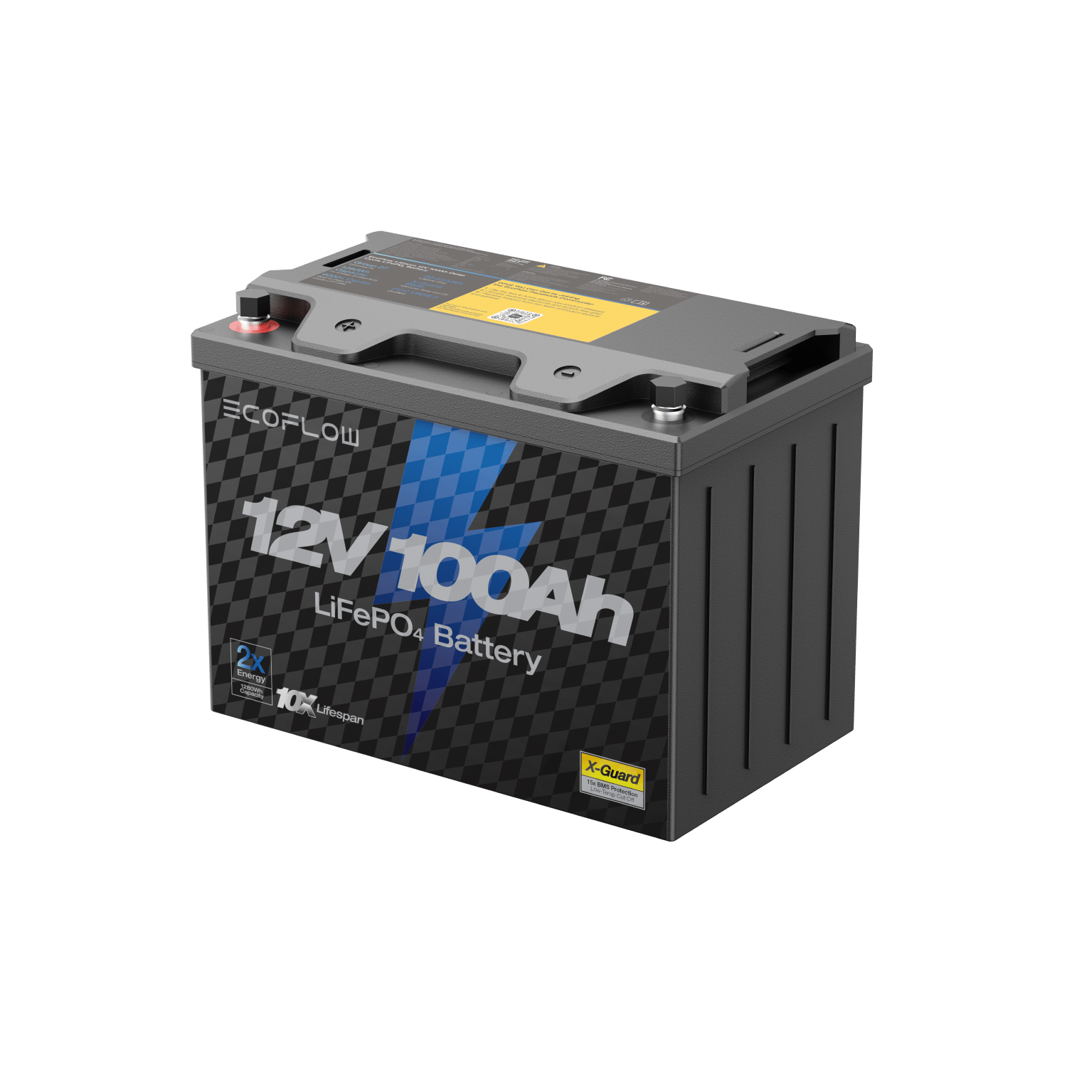 Load image into Gallery viewer, EcoFlow EcoFlow Lithium 12V 100Ah Deep Cycle LiFePO4 Battery