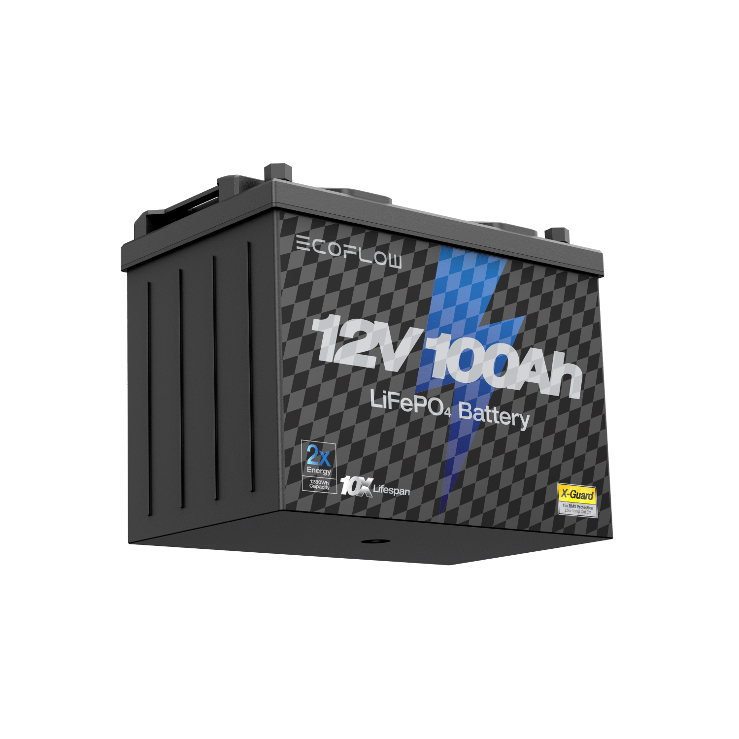 Load image into Gallery viewer, EcoFlow EcoFlow Lithium 12V 100Ah Deep Cycle LiFePO4 Battery
