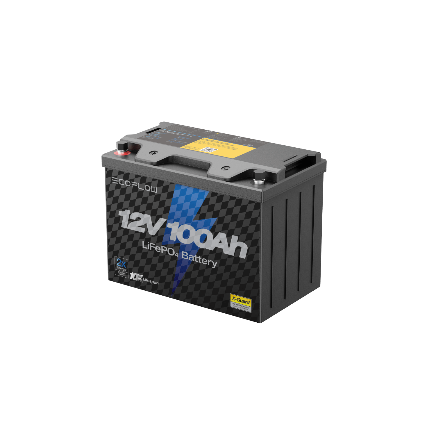 Load image into Gallery viewer, EcoFlow EcoFlow Lithium 12V 100Ah Deep Cycle LiFePO4 Battery