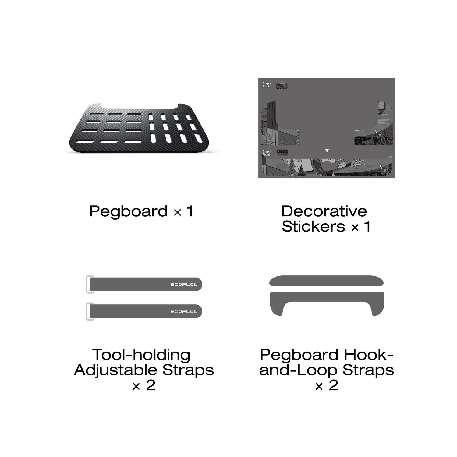 Load image into Gallery viewer, EcoFlow Pegboard EcoFlow RIVER 3 Plus Tool Pegboard