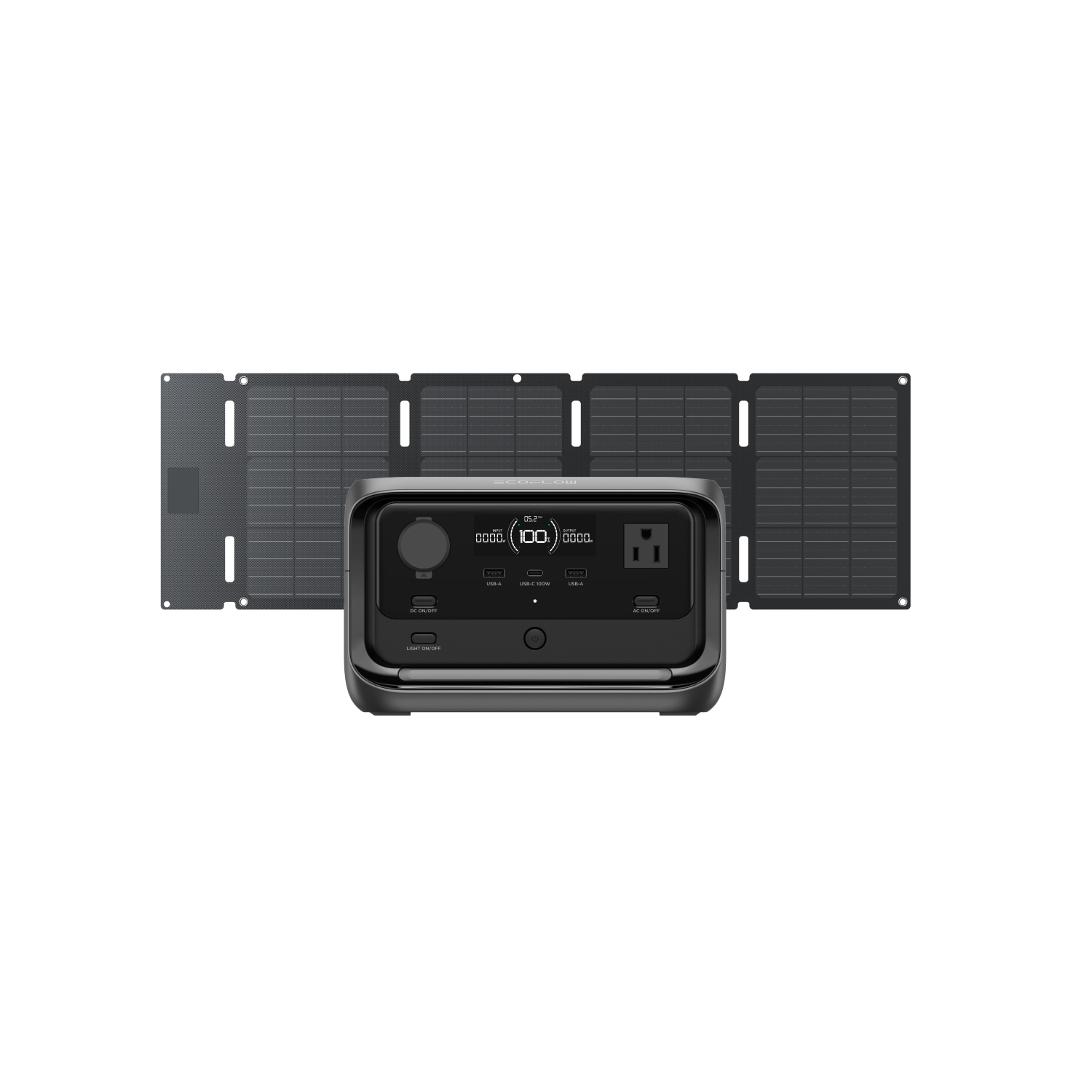 Load image into Gallery viewer, EcoFlow US Standalone RIVER 3 Plus + 45W Solar Panel EcoFlow RIVER 3 Plus Portable Power Station