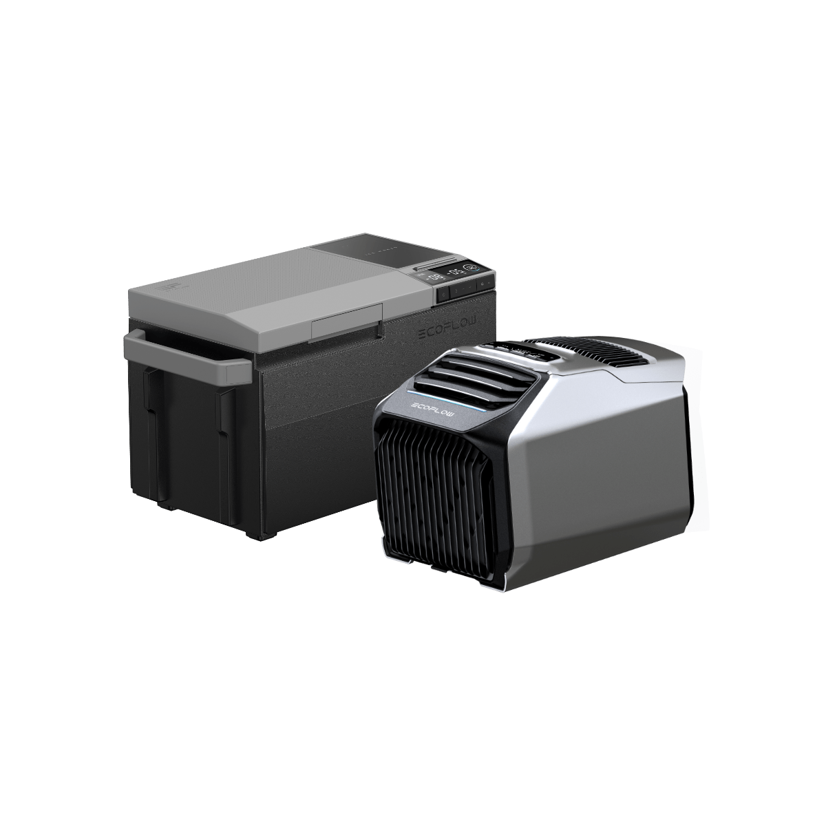 Load image into Gallery viewer, EcoFlow US WAVE 2 + WAVE 2 Add-on Battery + GLACIER + GLACIER Plug-in Battery EcoFlow WAVE 2 Portable Air Conditioner + GLACIER Portable Refrigerator