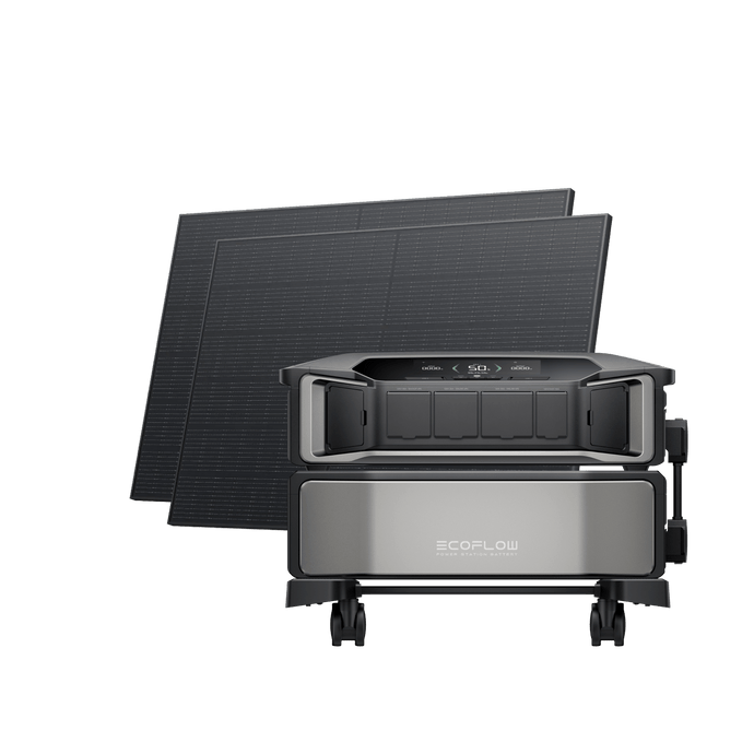 EcoFlow DELTA Pro Ultra + 2 x 400W Rigid Solar Panel EcoFlow DELTA Pro Ultra Solar Generator