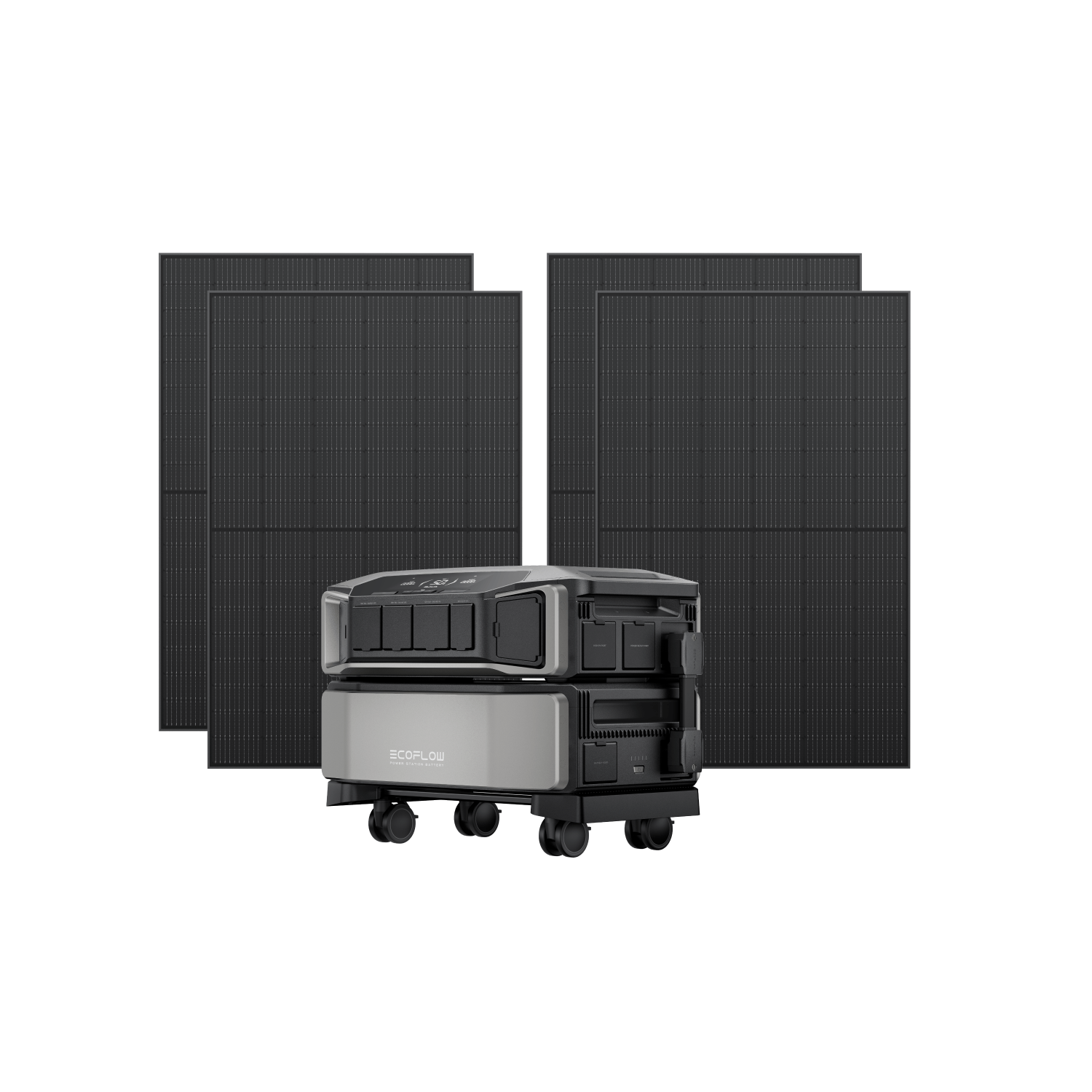 Load image into Gallery viewer, EcoFlow DPU-BUNDLE EcoFlow DELTA Pro Ultra + 4 × 400W Rigid Solar Panels EcoFlow DELTA Pro Ultra Solar Generator
