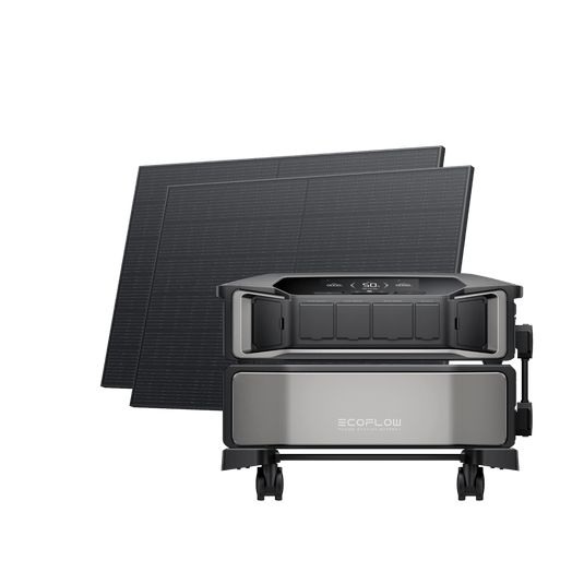 EcoFlow EcoFlow DELTA Pro Ultra + 400W Rigid Solar Panels (1 × Inverter + 1 × Battery + 2 × Solar Panels) EcoFlow DELTA Pro Ultra Solar Generator