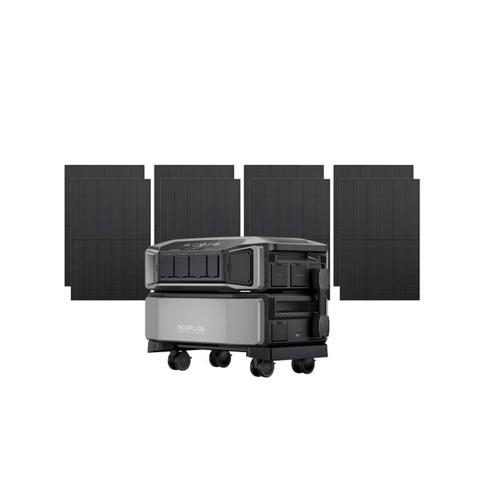 EcoFlow DPU-BUNDLE DELTA Pro Ultra + 8 x 400W Rigid Solar Panel EcoFlow DELTA Pro Ultra Solar Generator (Rigid PV400W)
