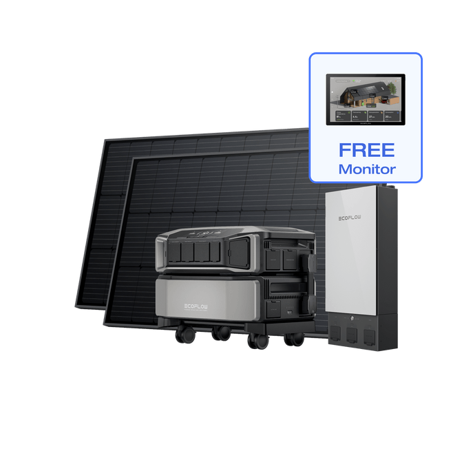 EcoFlow DPU-BUNDLE EcoFlow DELTA Pro Ultra + Smart Home Panel 2 + 2 × 400W Rigid Solar Panels + Free Powerinsight EcoFlow DELTA Pro Ultra Whole-Home Backup Power (UL 9540 Certificated)