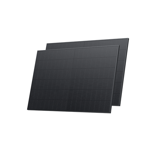 EcoFlow US Solar Panels 4 x 400W Rigid Solar Panel +8 x Rigid Solar Panel Mounting Feet 2x EcoFlow 400W Rigid Solar Panel+4x Rigid Solar Mounting Feet