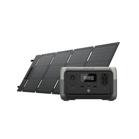 EcoFlow US Solar Panels RIVER 2 + 45W EcoFlow 45W Portable Solar Panel