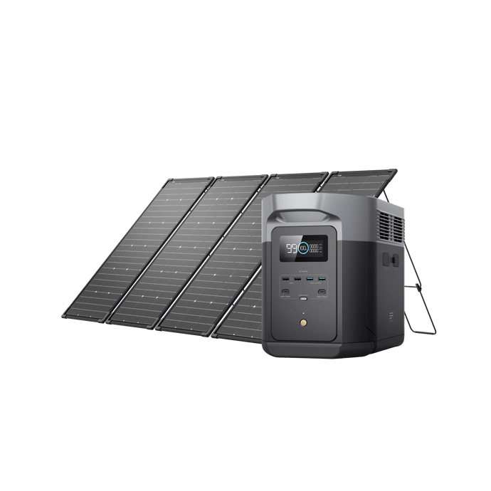 EcoFlow US D2M-bundle DELTA 2 Max + 4*125W Solar Panel EcoFlow DELTA 2 Max + 4*125W Solar Panel