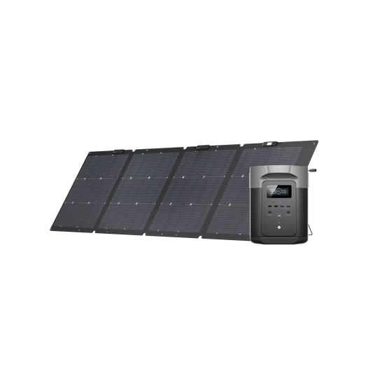EcoFlow US D2M-bundle 1*220W + DELTA 2 Max EcoFlow DELTA 2 Max Solar Generator (PV220W)