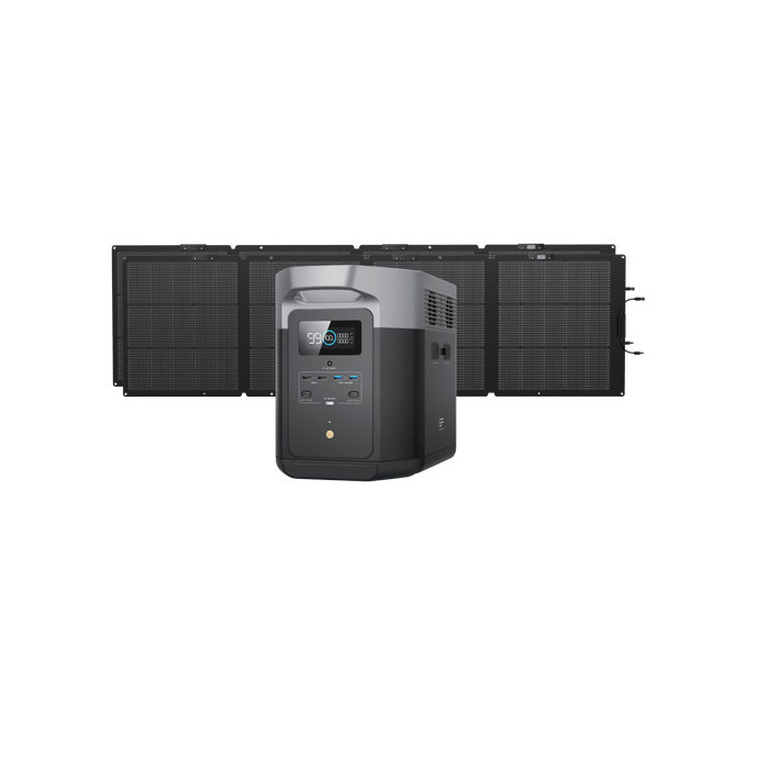 EcoFlow US D2M-bundle 2*220W + DELTA 2 Max EcoFlow DELTA 2 Max Solar Generator (PV220W)