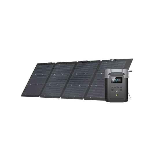 EcoFlow US Standalone DELTA 2 + 220W Solar Panel EcoFlow DELTA 2 Portable Power Station