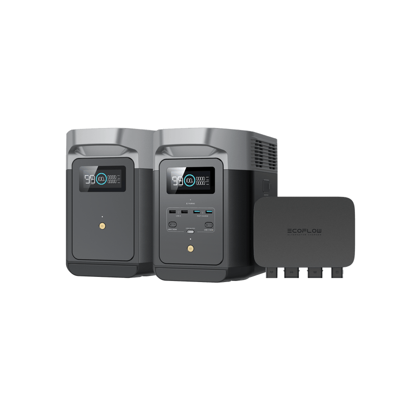 Load image into Gallery viewer, EcoFlow US Standalone DELTA 2 + DELTA 2 Smart Extra Battery + 800W Alternator Charger EcoFlow DELTA 2 Portable Power Station
