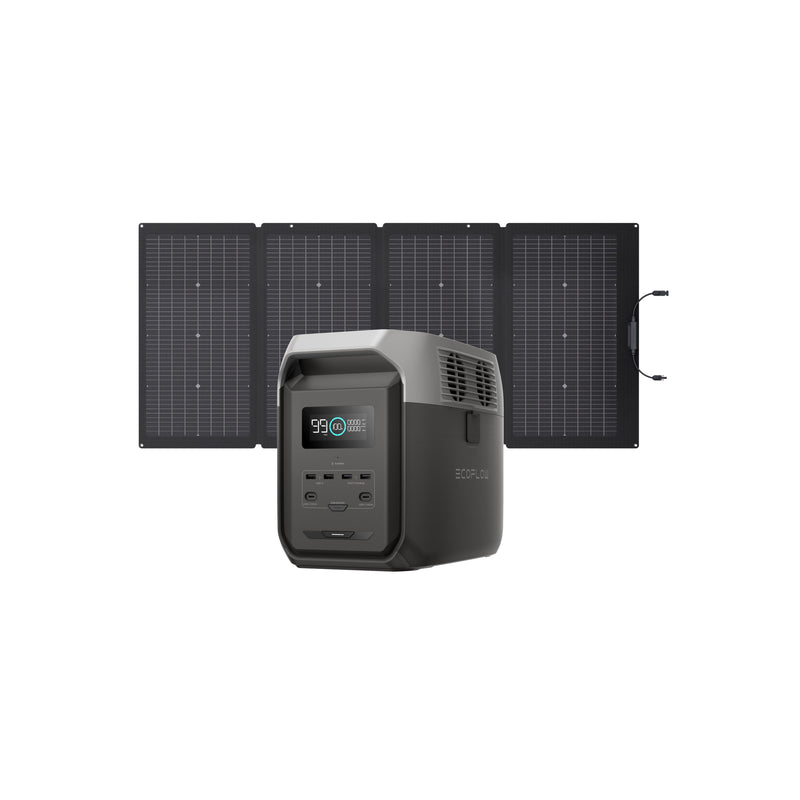 Load image into Gallery viewer, EcoFlow US Standalone DELTA 3 1500 + 220W Portable Solar Panel EcoFlow DELTA 3 1500 Solar Generator
