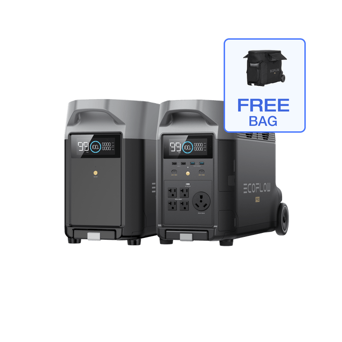 EcoFlow US Bundle DELTA Pro + DELTA Pro Smart Extra Battery + Free DELTA Pro Bag EcoFlow DELTA Pro + EcoFlow DELTA Pro Smart Extra Battery