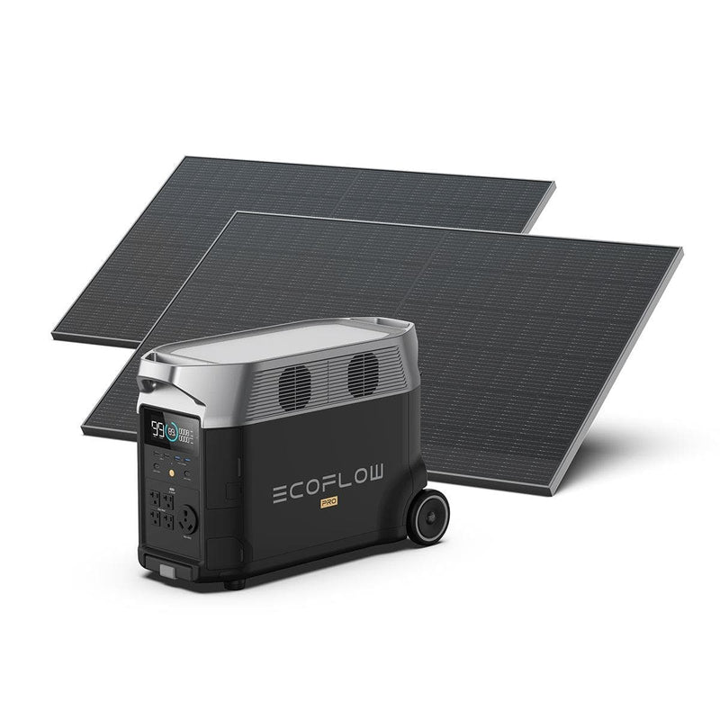 Load image into Gallery viewer, EcoFlow US Standalone DELTA Pro +2*400W Rigid Solar Panel EcoFlow DELTA Pro Portable Power Station
