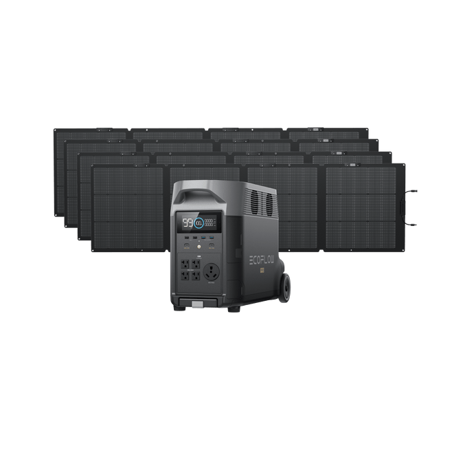EcoFlow US Bundle 4*220W + DELTA Pro EcoFlow DELTA Pro Solar Generator (PV220W)
