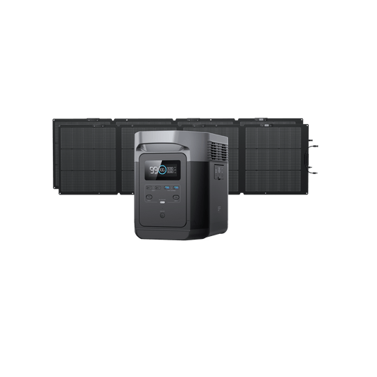 EcoFlow US Bundle DELTA (1300) / 2*220W EcoFlow DELTA Solar Generator (PV 220W)