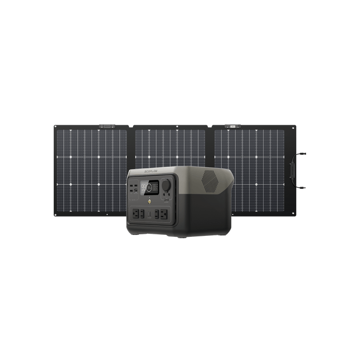 EcoFlow US Bundle EcoFlow RIVER 2 Max Solar Generator (PV160W)