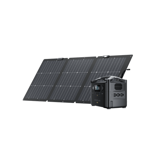 EcoFlow US Bundle 1*160W + RIVER Pro EcoFlow RIVER Pro Solar Generator (PV160W)