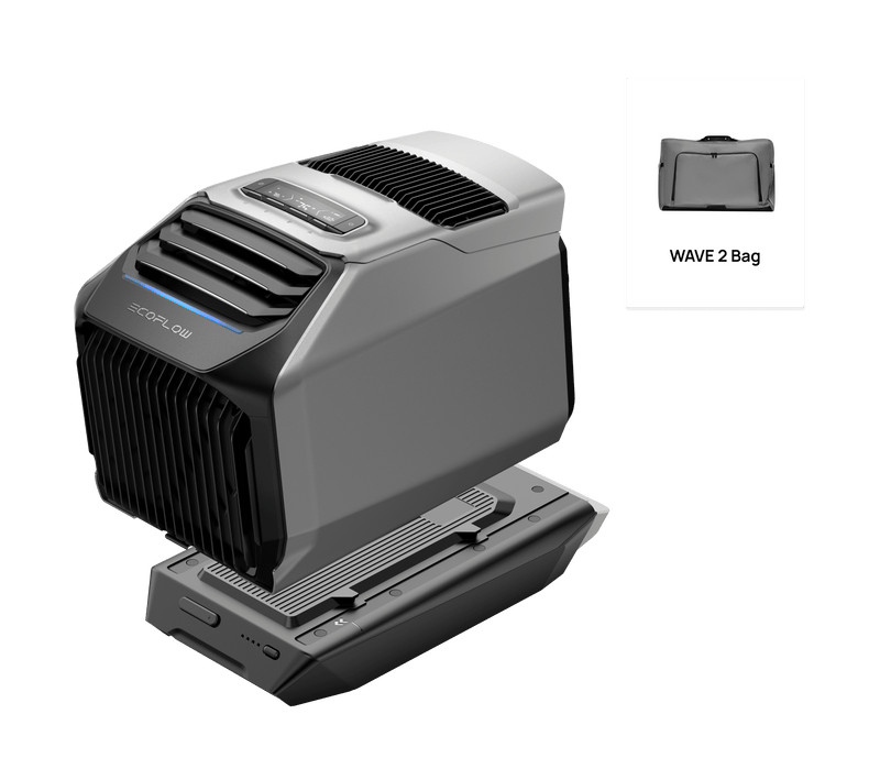 Load image into Gallery viewer, EcoFlow US (Members-only) WAVE 2 + Add-on Battery + WAVE 2 Bag EcoFlow WAVE 2 + Add-on Battery + WAVE 2 Bag
