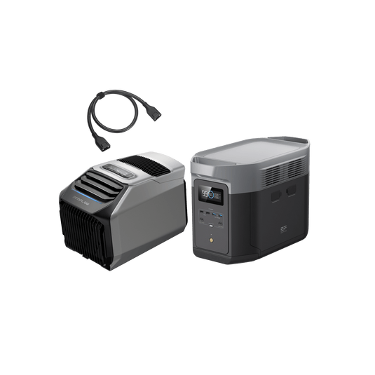 EcoFlow US Early-bird EcoFlow WAVE 2 + DELTA Max 2000 EcoFlow WAVE 2 Portable Air Conditioner with Heater