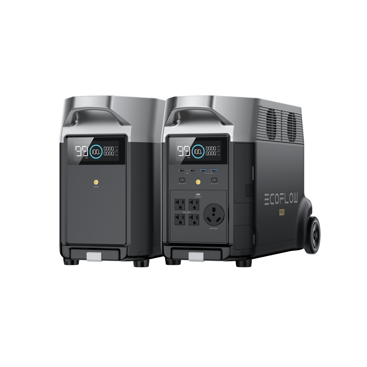 Load image into Gallery viewer, EcoFlow EcoFlow DELTA Pro + DELTA Pro Smart Extra Battery
