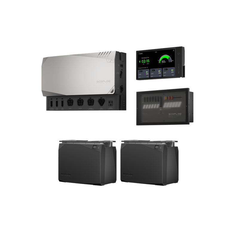 Load image into Gallery viewer, EcoFlow US Standalone Independence Kit (4kWh) EcoFlow 4kWh Power Kits
