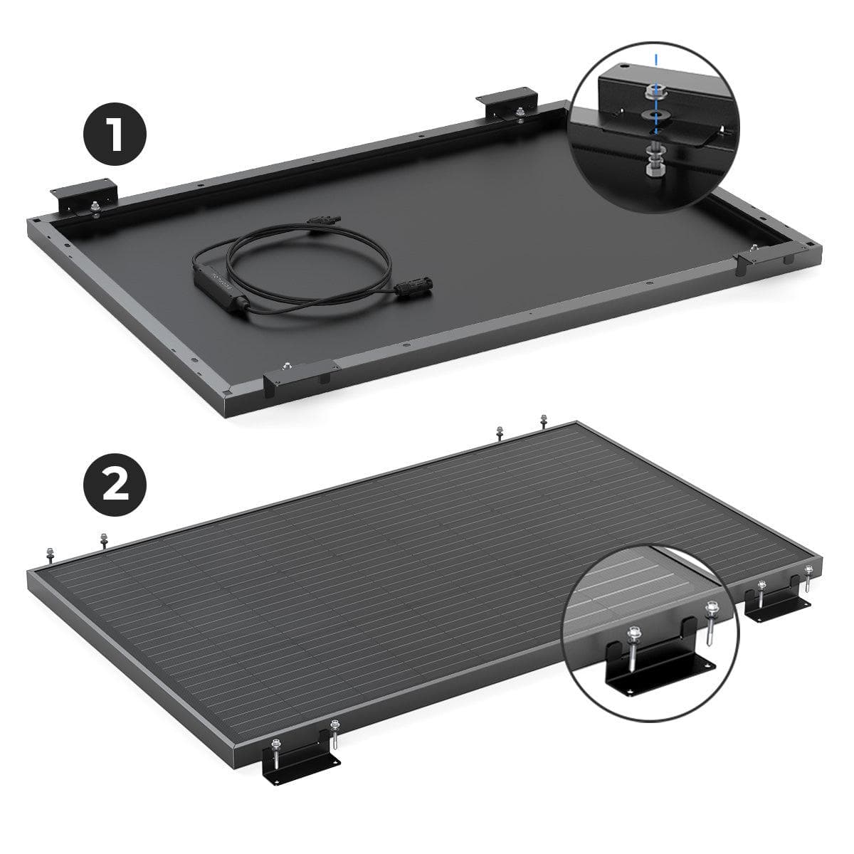 Load image into Gallery viewer, EcoFlow US EcoFlow Rigid Solar Panel Mounting Feet
